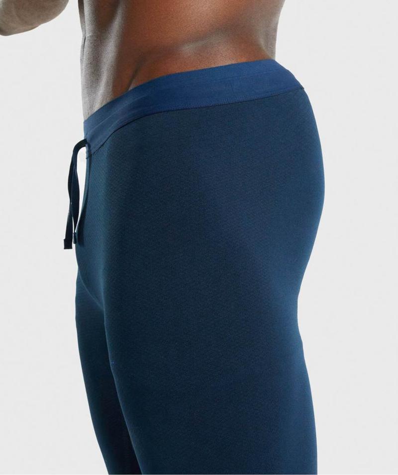 Gymshark 315 Leggings Férfi Sötétkék  Hungary |  BKZSI-6901