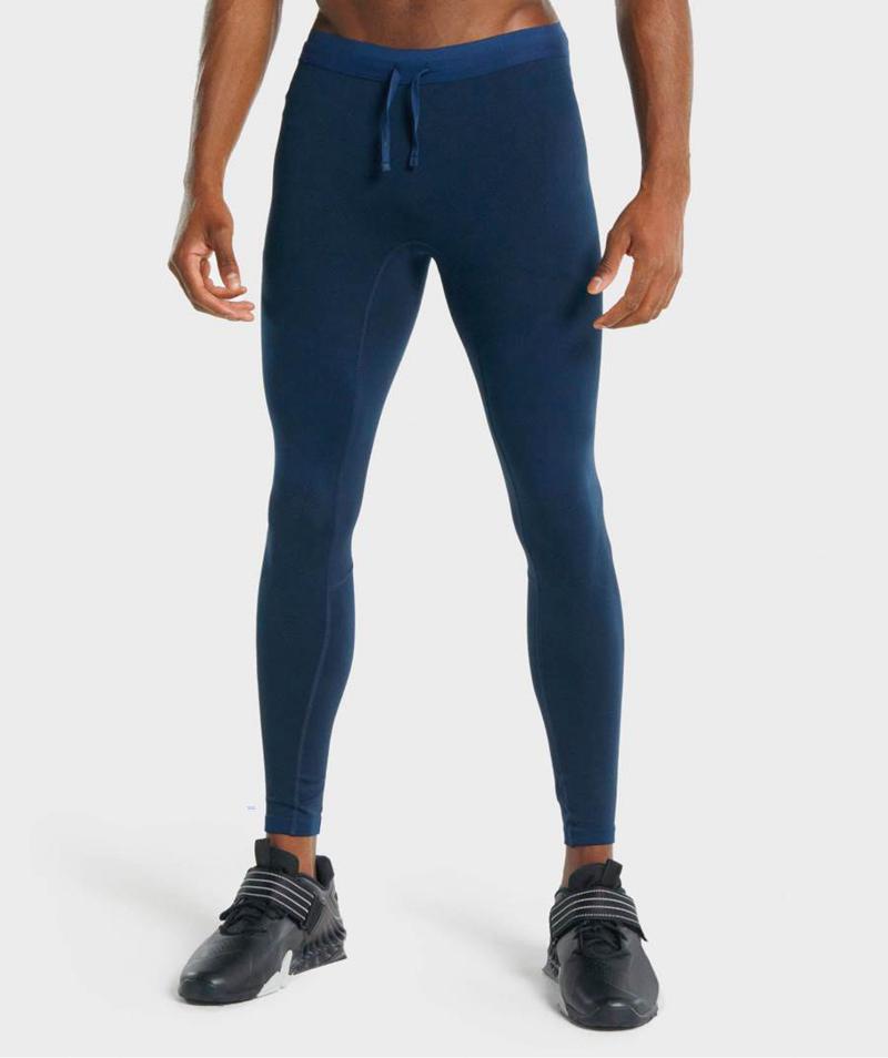 Gymshark 315 Leggings Férfi Sötétkék  Hungary |  BKZSI-6901