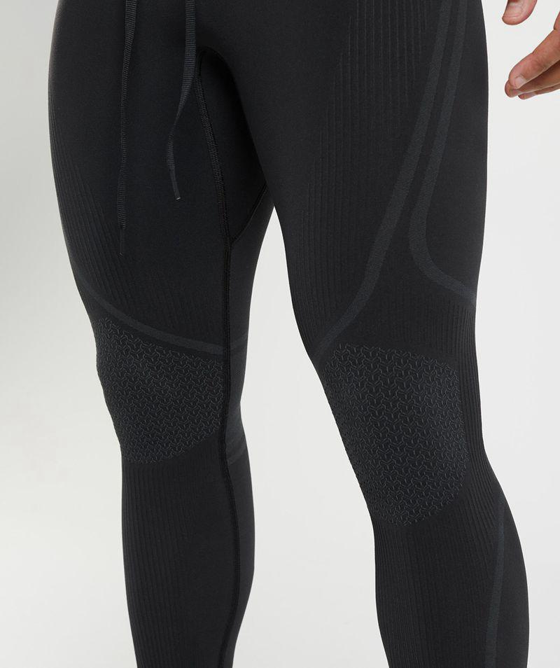 Gymshark 315 Seamless Leggings Férfi Fekete  Hungary |  JONXF-2501