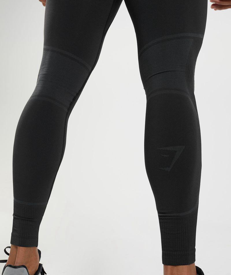 Gymshark 315 Seamless Leggings Férfi Fekete  Hungary |  JONXF-2501