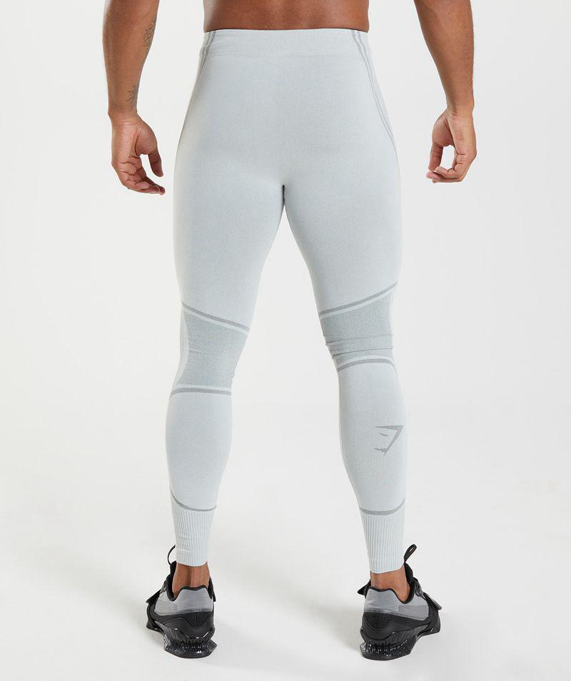 Gymshark 315 Seamless Leggings Férfi Világos Szürke  Hungary |  DGKLQ-2741