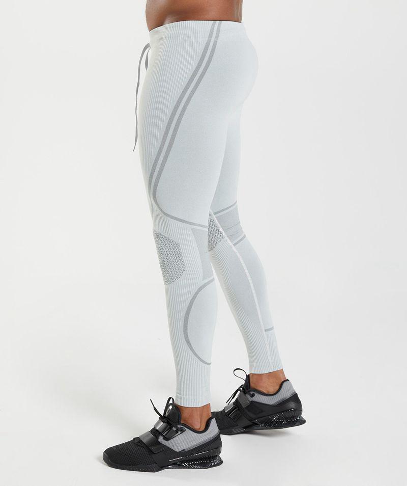 Gymshark 315 Seamless Leggings Férfi Világos Szürke  Hungary |  DGKLQ-2741