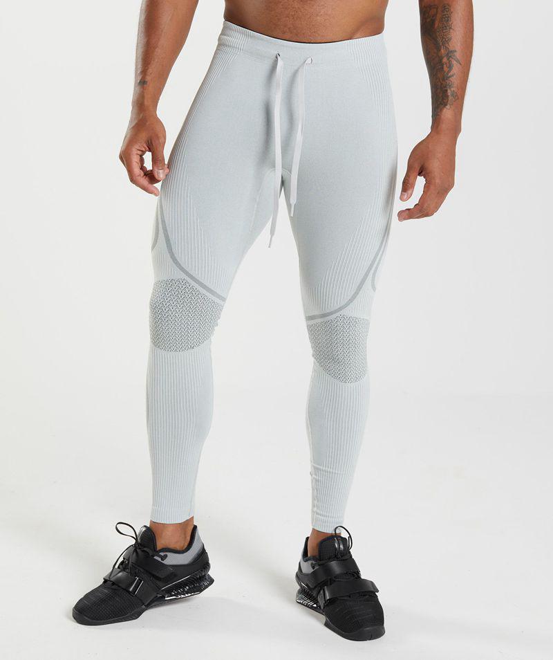 Gymshark 315 Seamless Leggings Férfi Világos Szürke  Hungary |  DGKLQ-2741