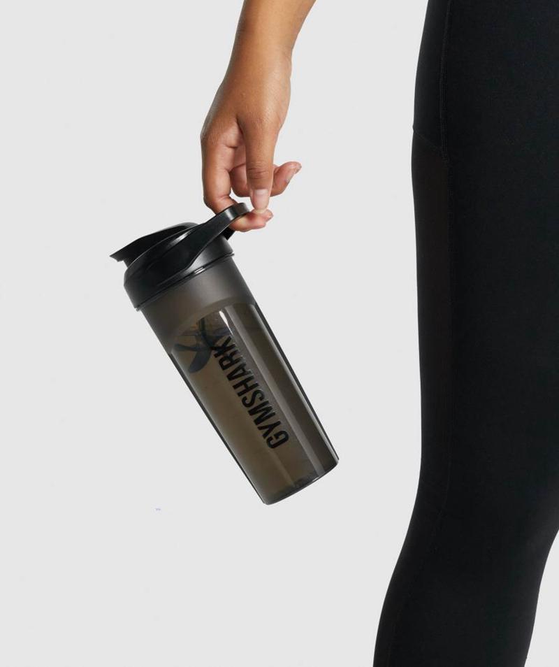 Gymshark 600ml Shaker Vizespalackok Accessories Fekete  Hungary |  VLZDU-1658