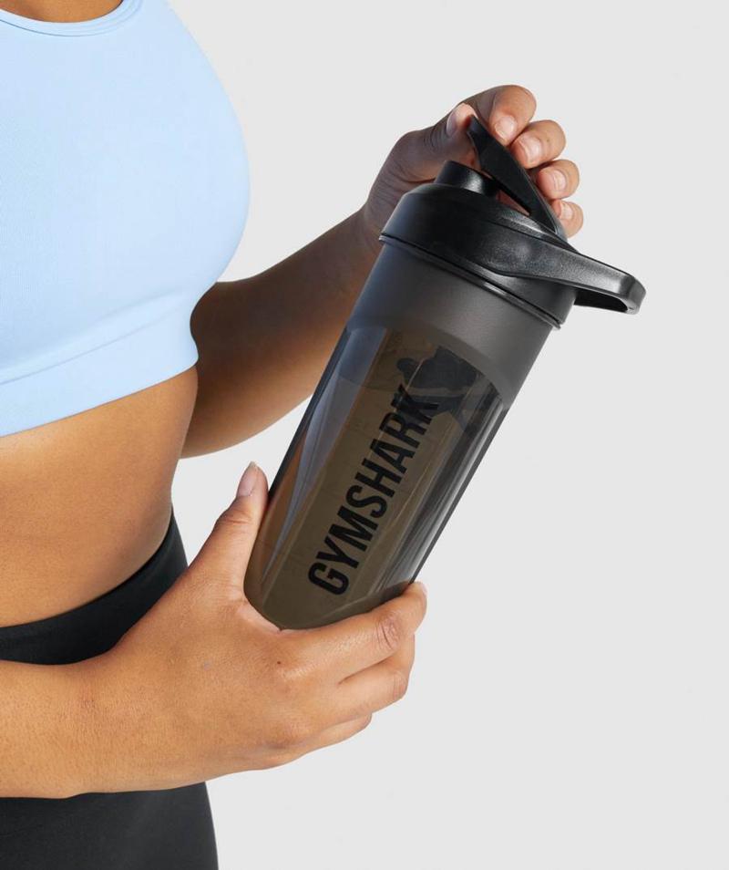 Gymshark 600ml Shaker Vizespalackok Accessories Fekete  Hungary |  VLZDU-1658