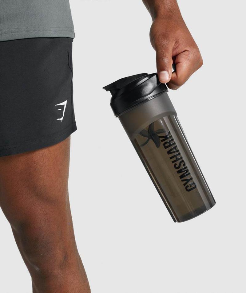 Gymshark 600ml Shaker Vizespalackok Accessories Fekete  Hungary |  VLZDU-1658