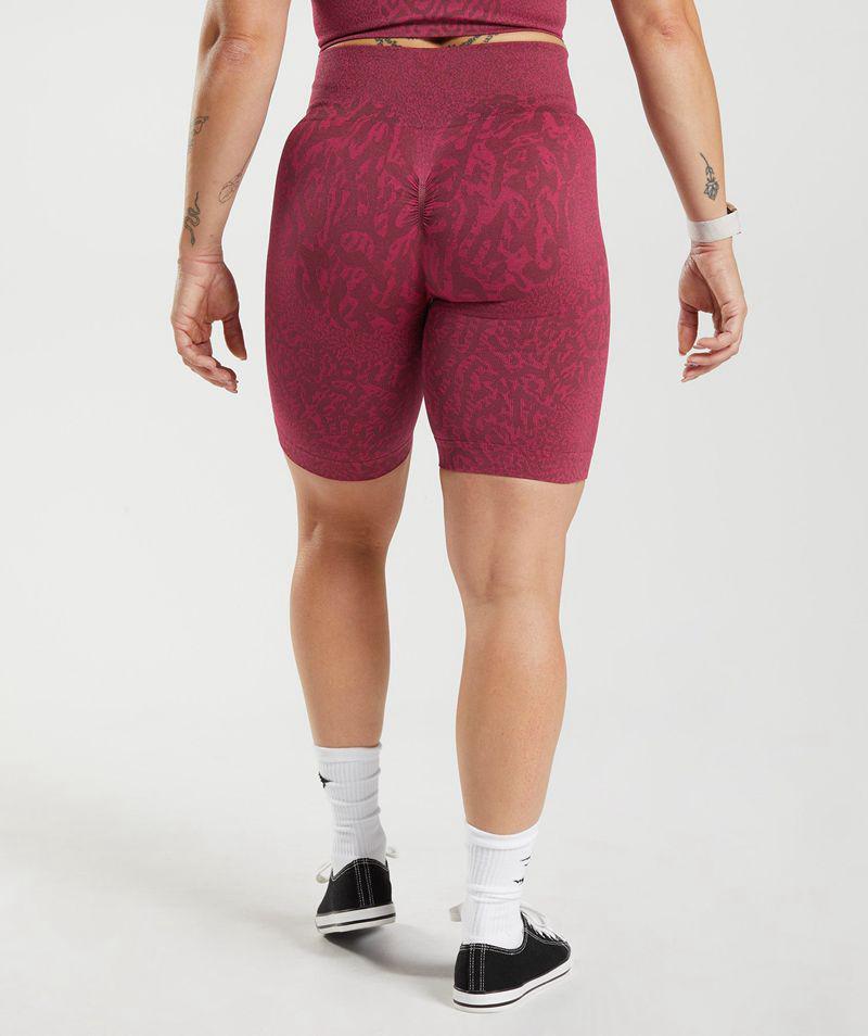 Gymshark Adapt Animal Seamless Cycling Rövidnadrág Női Bordó  Hungary |  BLGPK-8159