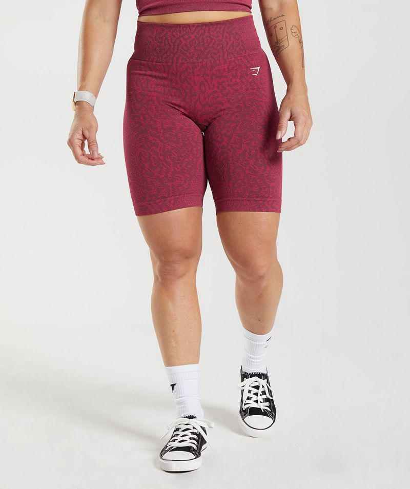 Gymshark Adapt Animal Seamless Cycling Rövidnadrág Női Bordó  Hungary |  BLGPK-8159