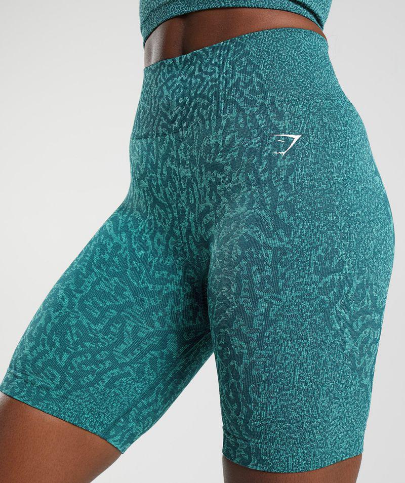 Gymshark Adapt Animal Seamless Cycling Rövidnadrág Női Türkiz  Hungary |  GJKPU-4809