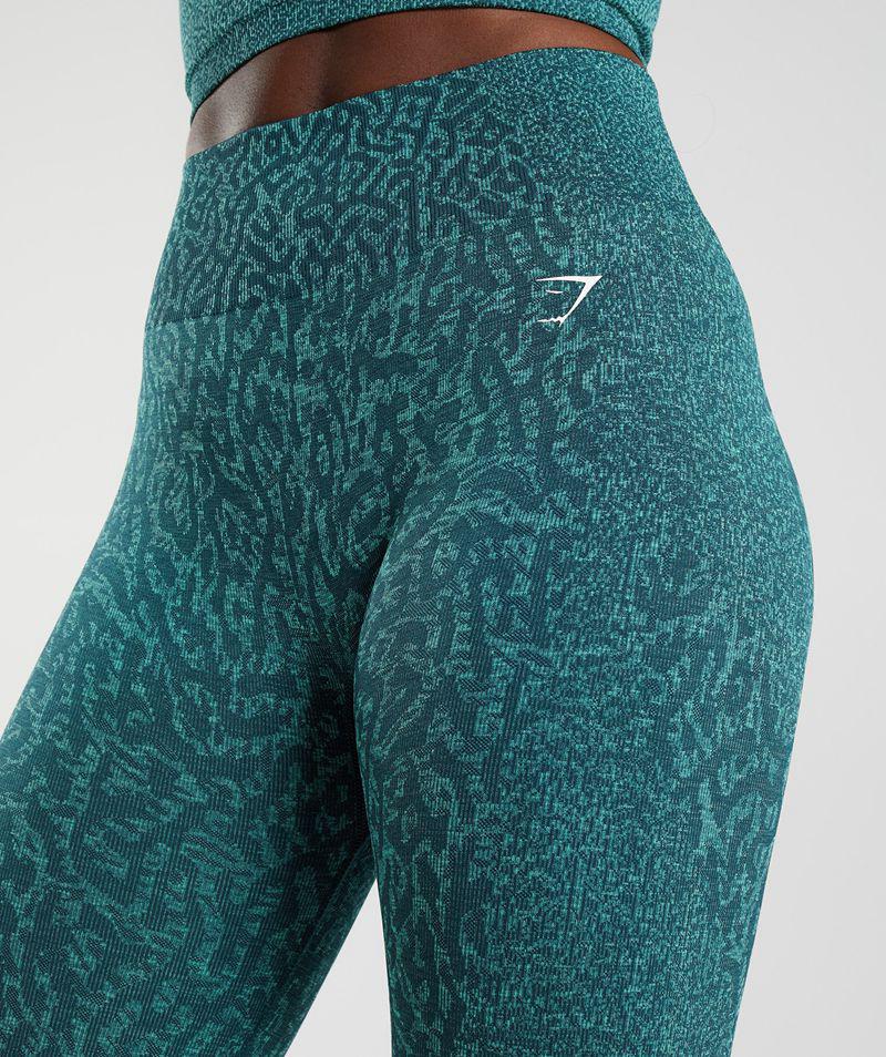 Gymshark Adapt Animal Seamless Leggings Női Türkiz  Hungary |  FYMUA-8120