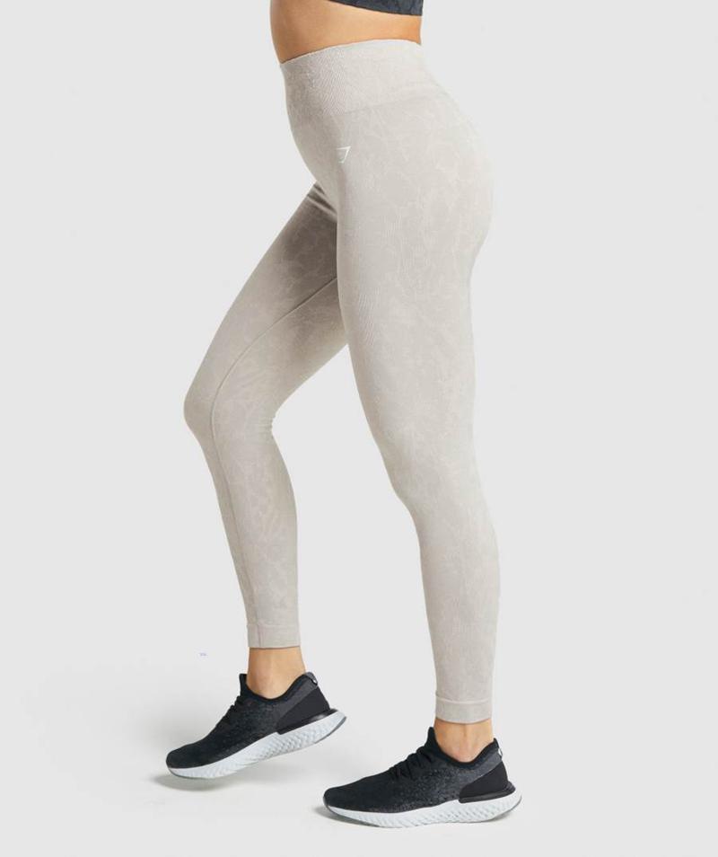 Gymshark Adapt Animal Seamless Leggings Női Szürke  Hungary |  JSEGF-4890