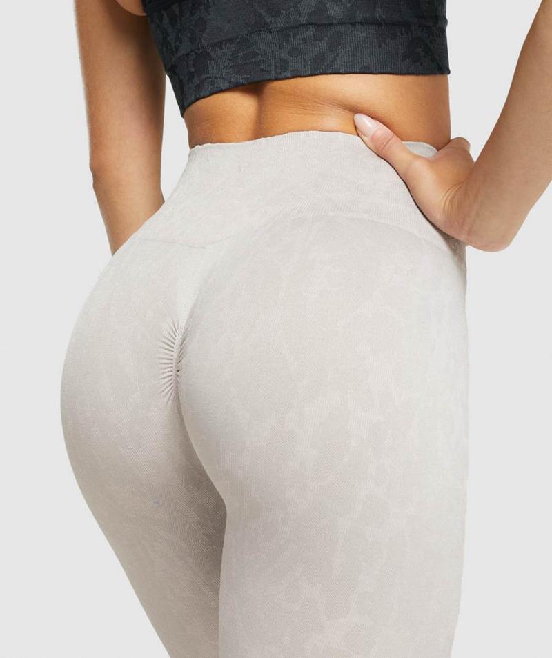 Gymshark Adapt Animal Seamless Leggings Női Szürke  Hungary |  JSEGF-4890