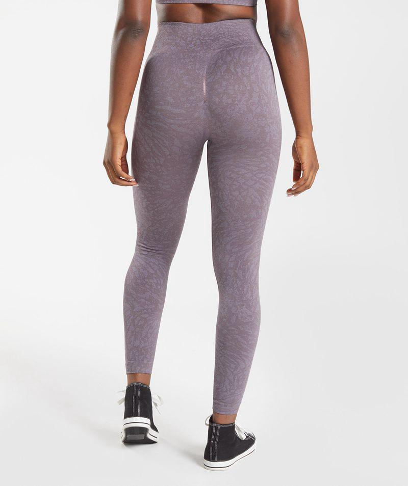 Gymshark Adapt Animal Seamless Leggings Női Lila  Hungary |  QGRAO-9502