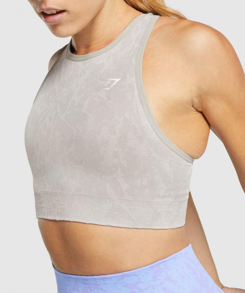 Gymshark Adapt Animal Seamless Sportmelltartó Női Szürke  Hungary |  SBZPH-7184