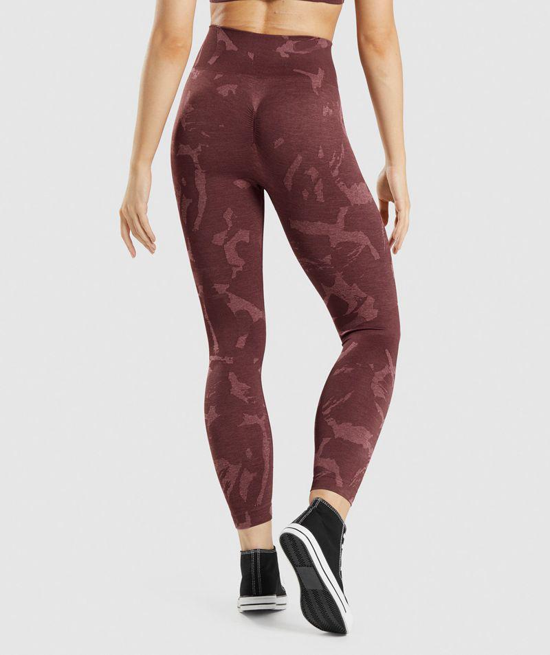 Gymshark Adapt Camo Seamless Leggings Női Barna  Hungary |  XTLHZ-3156