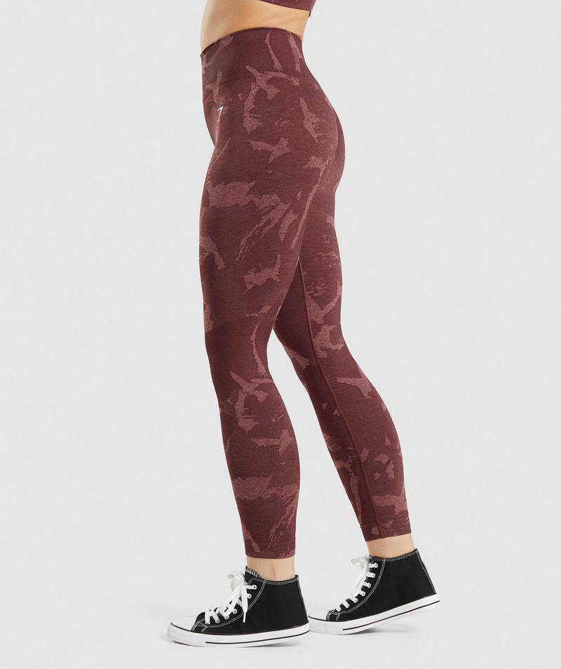 Gymshark Adapt Camo Seamless Leggings Női Barna  Hungary |  XTLHZ-3156