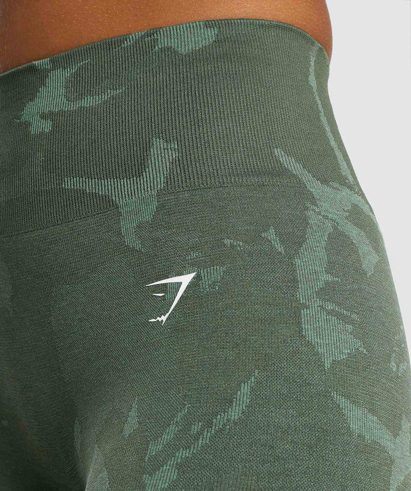 Gymshark Adapt Camo Seamless Leggings Női Zöld  Hungary |  YFLOB-8243