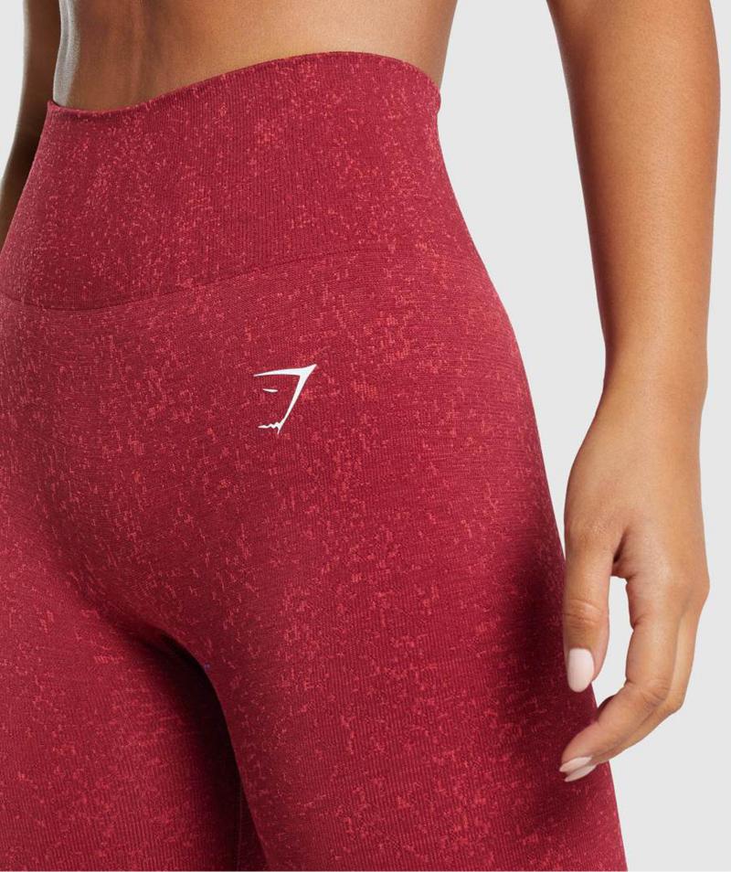 Gymshark Adapt Fleck Seamless Leggings Női Bordó  Hungary |  DKSGE-6547