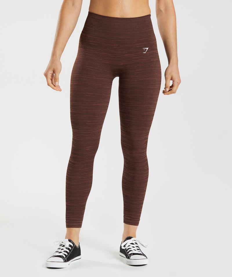 Gymshark Adapt Marl Seamless Leggings Női Barna  Hungary |  DQRPT-8156