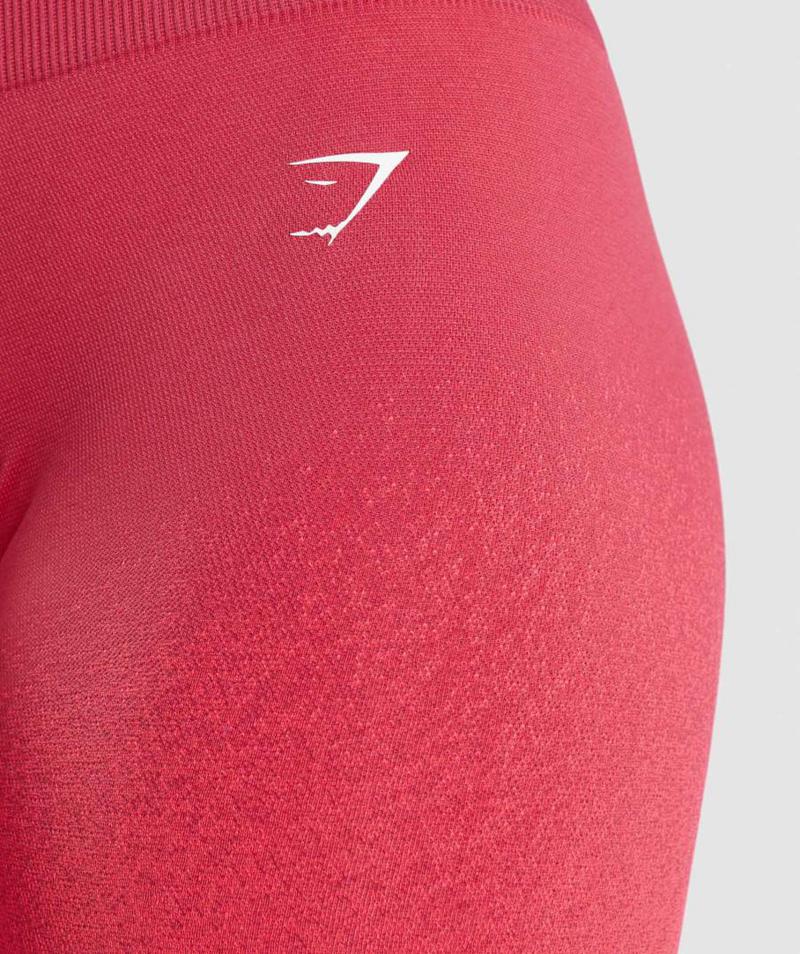 Gymshark Adapt Ombre Seamless Cycling Rövidnadrág Női Piros Rózsaszín  Hungary |  FWVGC-6347