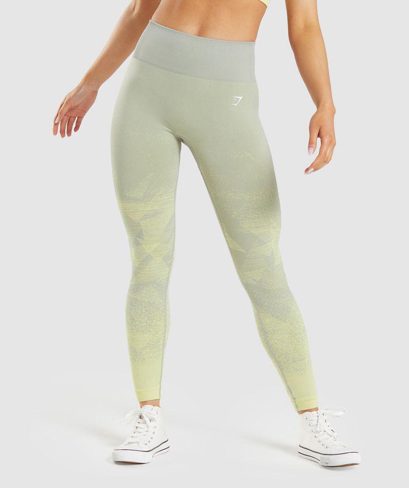 Gymshark Adapt Ombre Seamless Leggings Női Szürke  Hungary |  QUWVL-5746