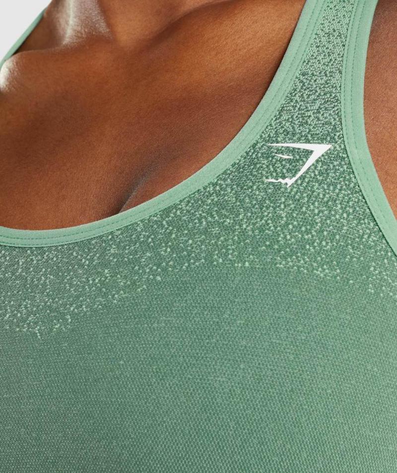 Gymshark Adapt Ombre Seamless Sportmelltartó Női Zöld Világos Zöld  Hungary |  LMXCR-6830