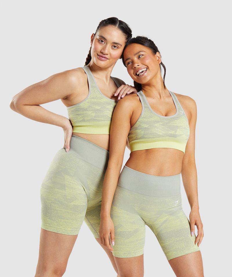 Gymshark Adapt Ombre Seamless Sportmelltartó Női Szürke  Hungary |  WPFGU-2307