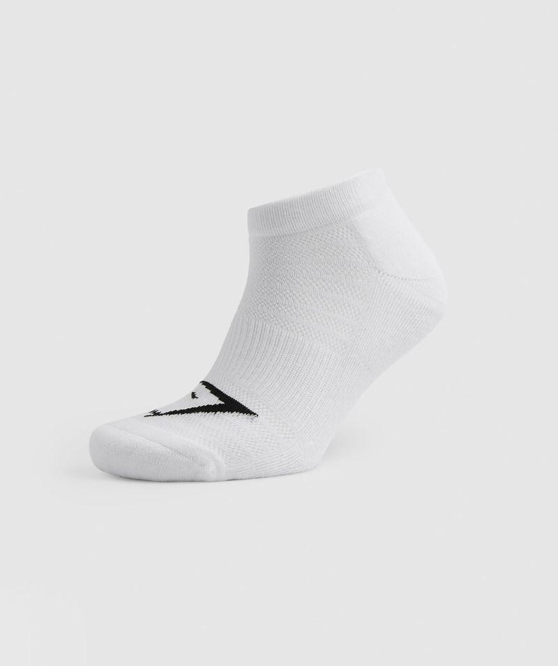 Gymshark Ankle 3pk Zokni Accessories Fehér Világos Szürke Fekete  Hungary |  CJXOI-1407