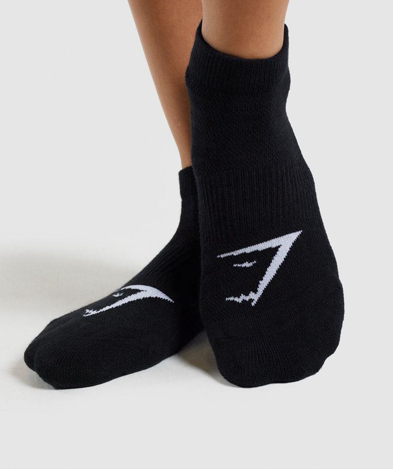 Gymshark Ankle 3pk Zokni Accessories Fekete  Hungary |  VXSAE-9803