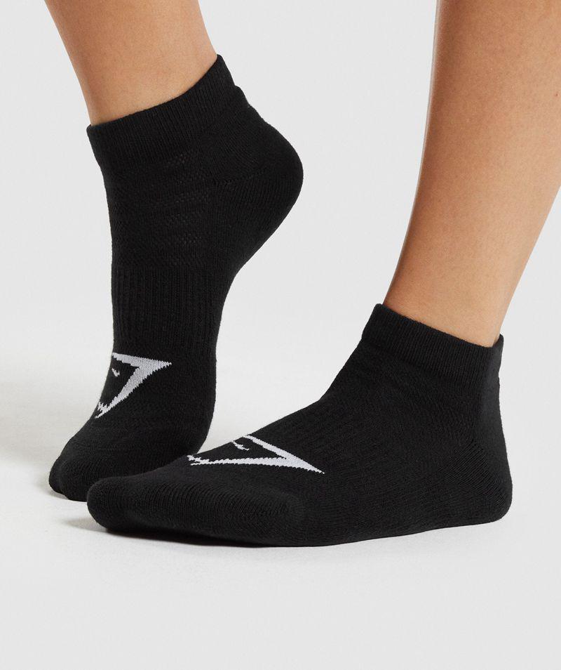 Gymshark Ankle 3pk Zokni Accessories Fekete  Hungary |  VXSAE-9803