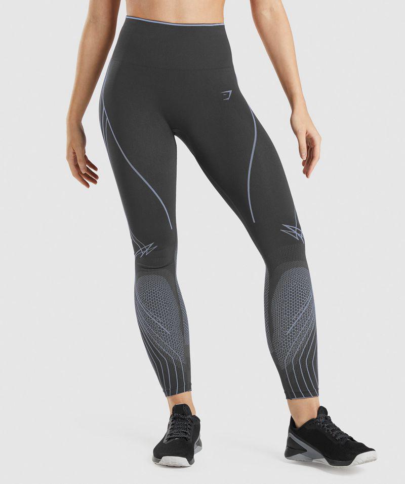 Gymshark Apex Seamless High Rise Leggings Női Szürke  Hungary |  ZQLVT-6825