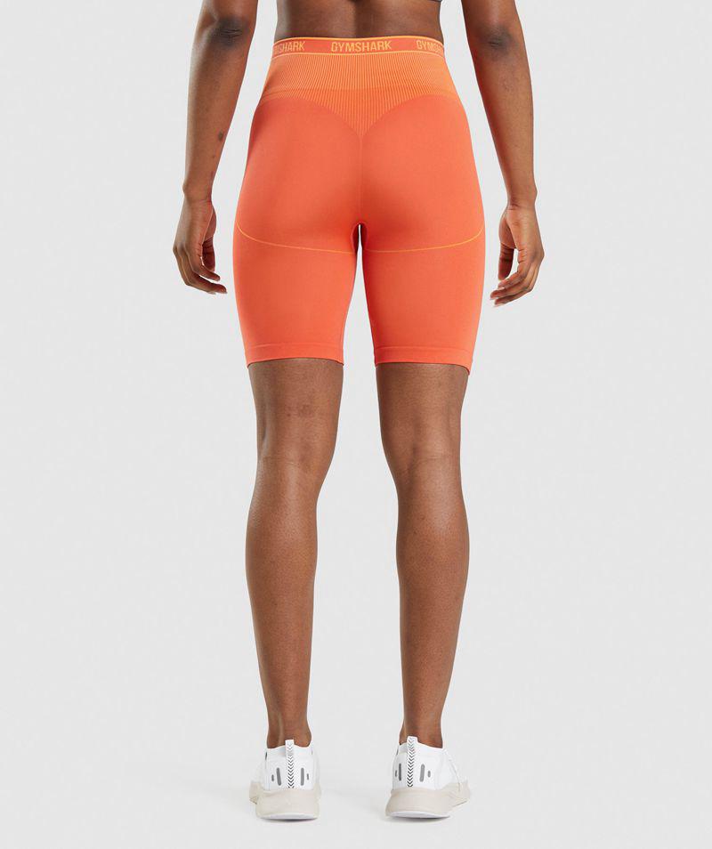 Gymshark Apex Seamless High Rise Rövidnadrág Női Narancssárga  Hungary |  FCLKP-0156