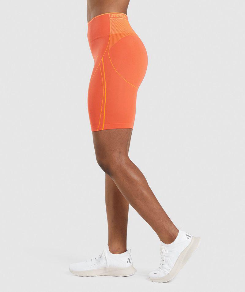 Gymshark Apex Seamless High Rise Rövidnadrág Női Narancssárga  Hungary |  FCLKP-0156