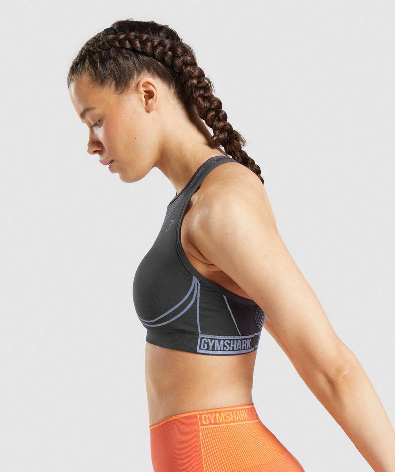 Gymshark Apex Seamless Sportmelltartó Női Szürke  Hungary |  RWIGJ-7853