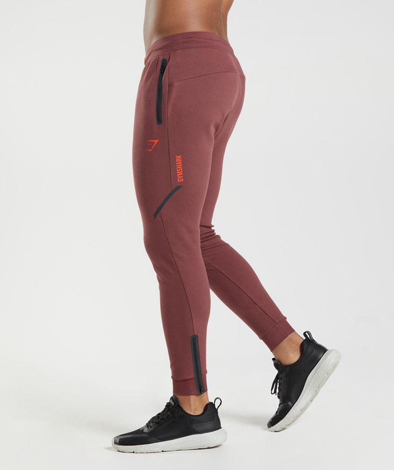 Gymshark Apex Technical Jogger Nadrág Férfi Bordó  Hungary |  CWBTS-0568