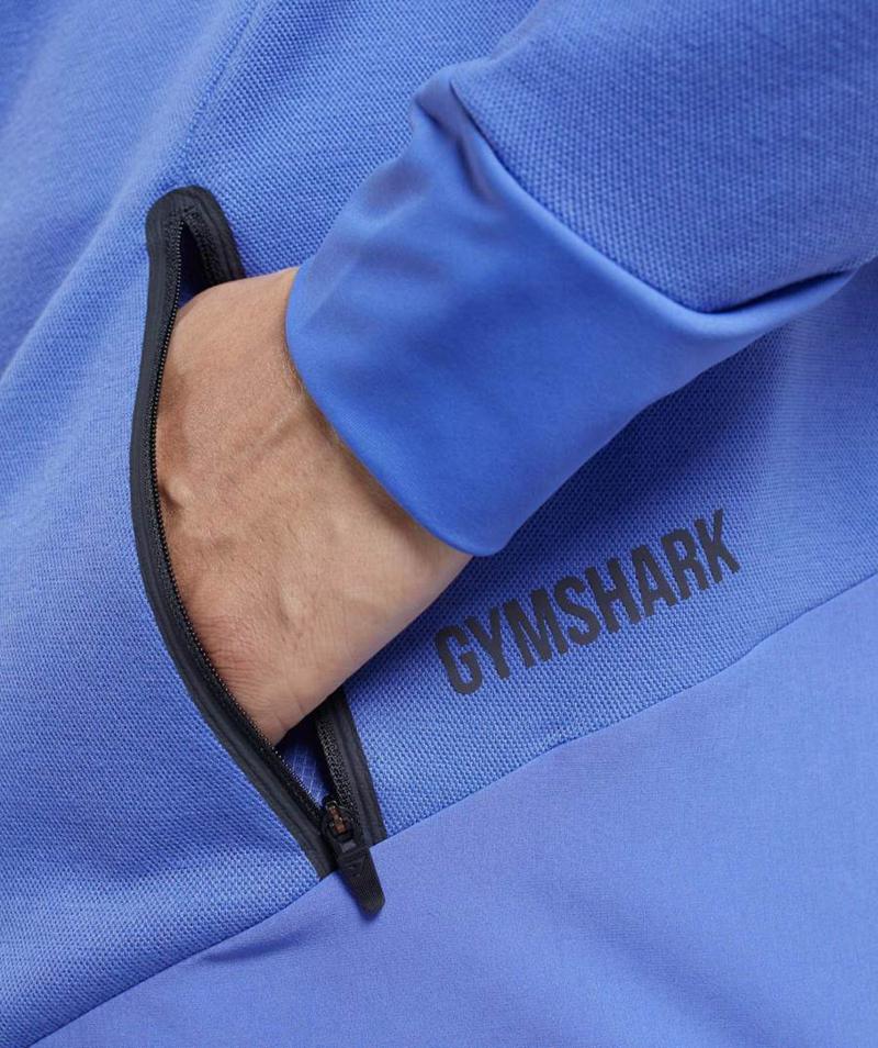 Gymshark Apex Technical Kabát Férfi Kék  Hungary |  CBXHE-8324