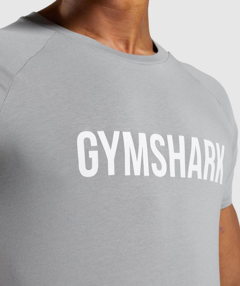 Gymshark Apollo T-Shirts Férfi Szürke  Hungary |  BVZLQ-4902