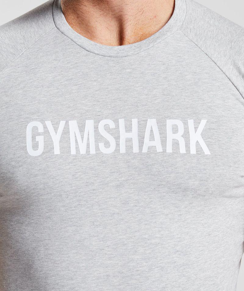 Gymshark Apollo T-Shirts Férfi Világos Szürke  Hungary |  LVXWC-1587