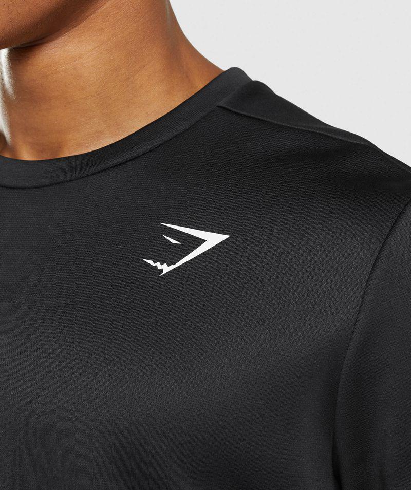 Gymshark Arrival Crew Pulóverek Férfi Fekete  Hungary |  ABLTI-6298