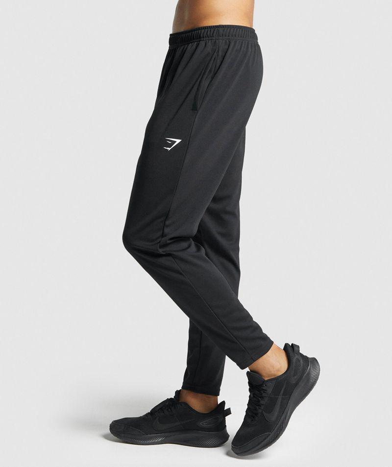 Gymshark Arrival Knit Jogger Nadrág Férfi Fekete  Hungary |  IZSOL-0796