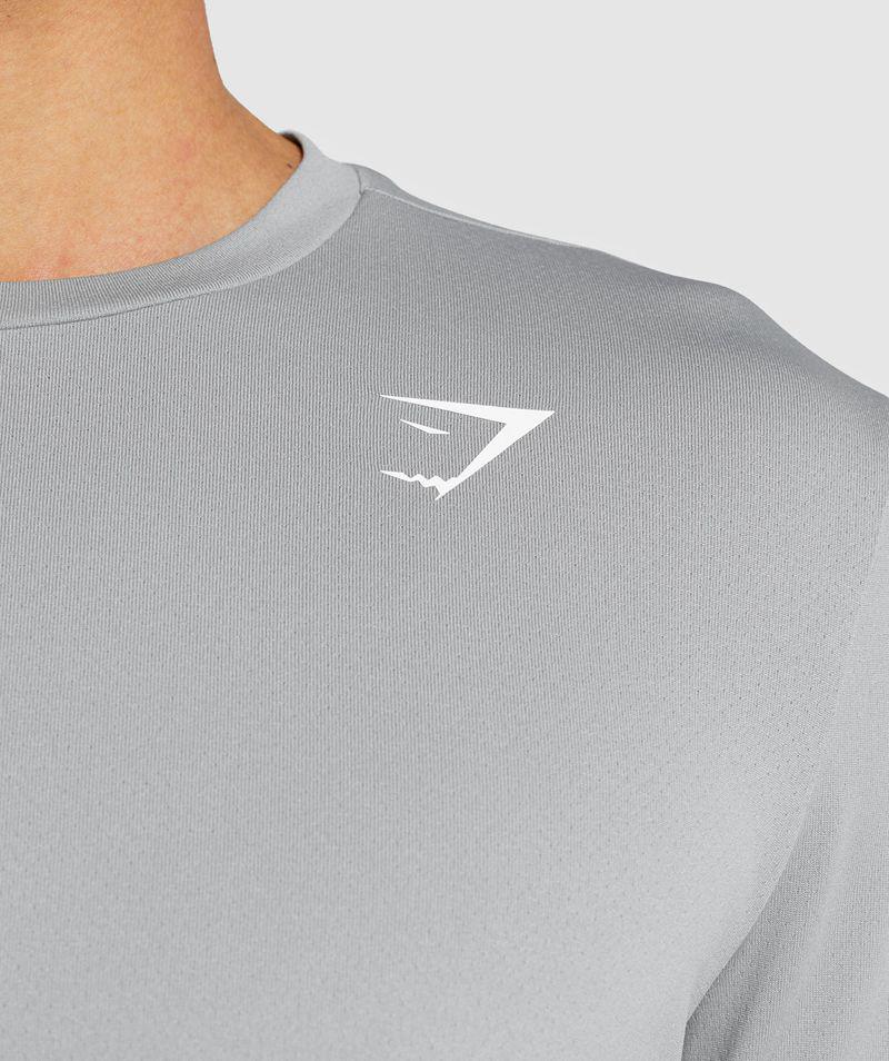 Gymshark Arrival Long Sleeve T-Shirts Férfi Szürke  Hungary |  BJRFH-2894