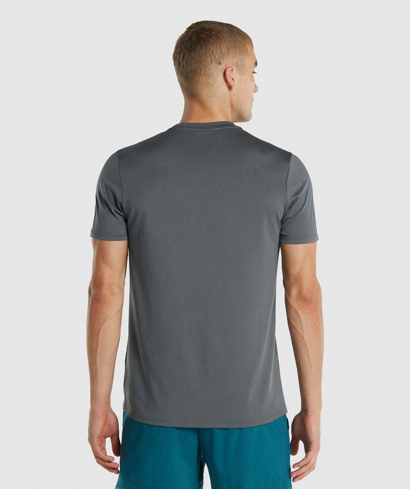 Gymshark Arrival Regular Fit T-Shirts Férfi Szürke  Hungary |  SUTWB-3256