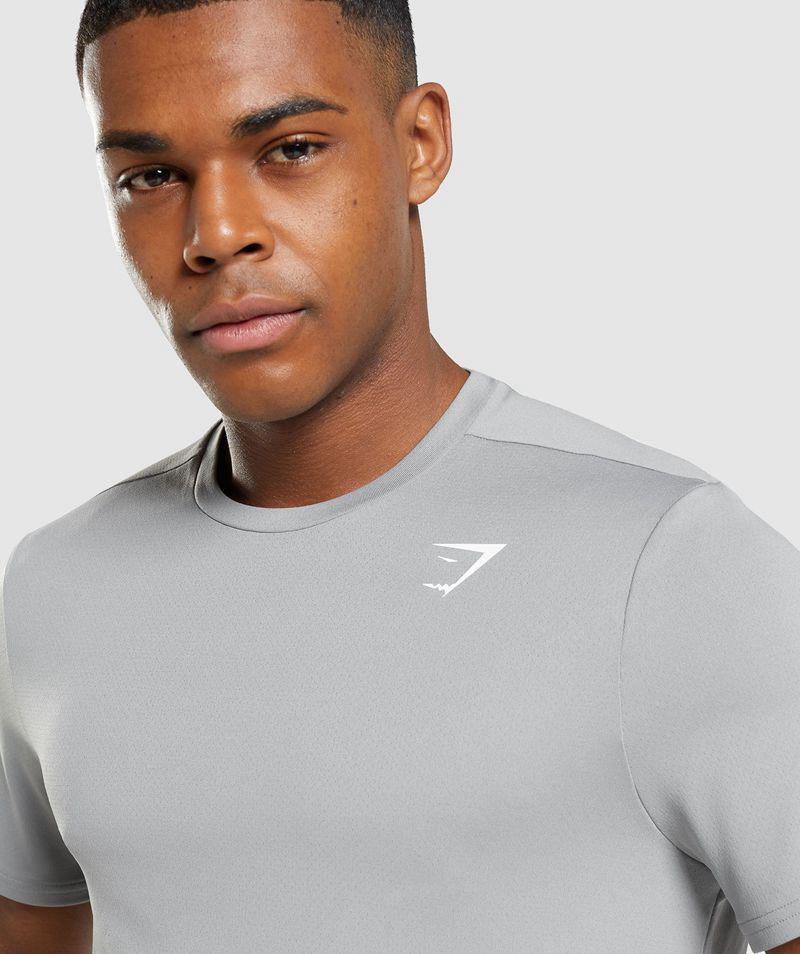 Gymshark Arrival Regular Fit T-Shirts Férfi Szürke  Hungary |  XZUTN-7025