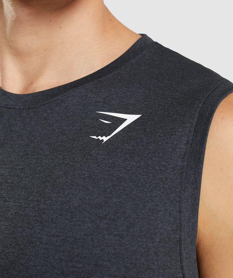 Gymshark Arrival Seamless Ujjatlan Póló Férfi Fekete  Hungary |  AMTYQ-6437