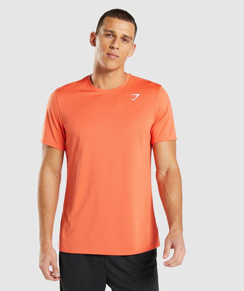 Gymshark Arrival T-Shirts Férfi Narancssárga  Hungary |  OTFBX-2084