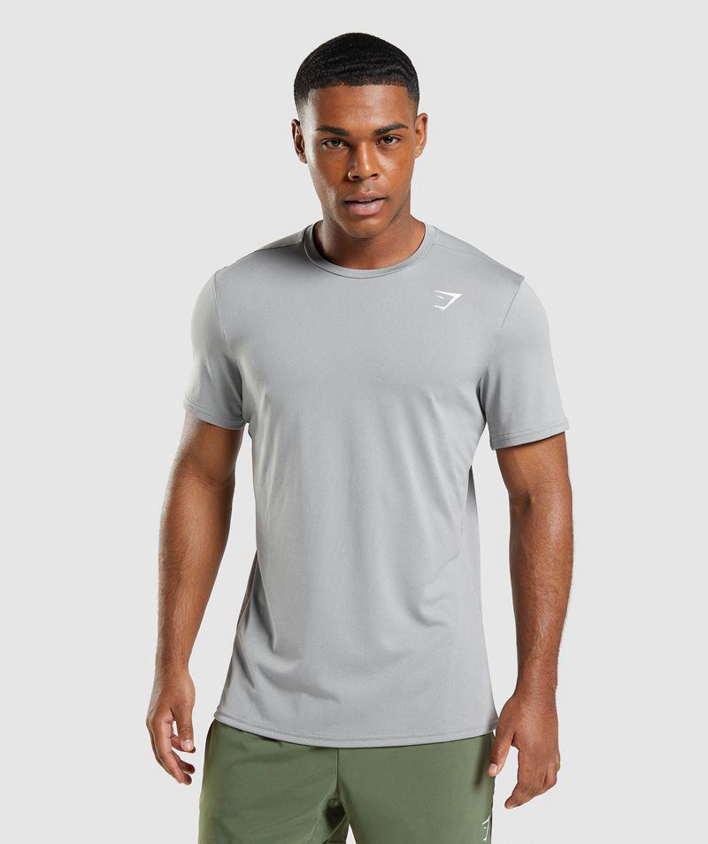 Gymshark Arrival T-Shirts Férfi Szürke  Hungary |  CUHWN-4650