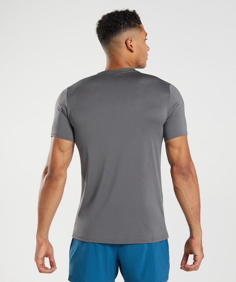 Gymshark Arrival T-Shirts Férfi Szürke  Hungary |  XOAKI-5893