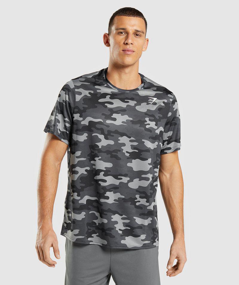 Gymshark Arrival T-Shirts Férfi Szürke  Hungary |  YJMGX-0671