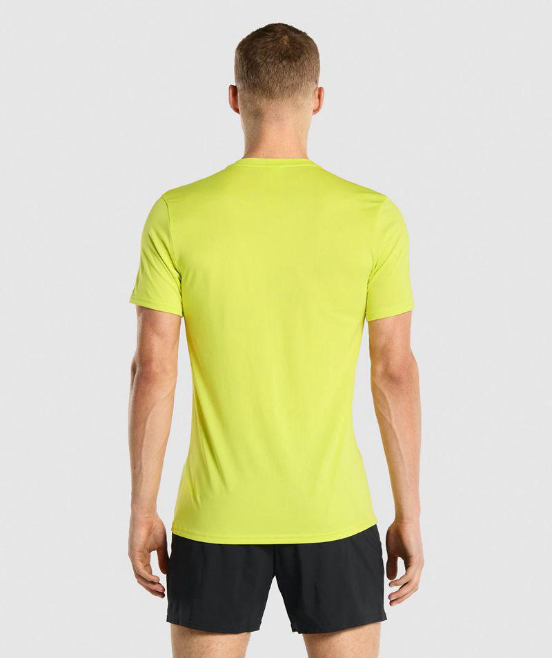 Gymshark Arrival T-Shirts Férfi Sárga  Hungary |  CYQHW-6701