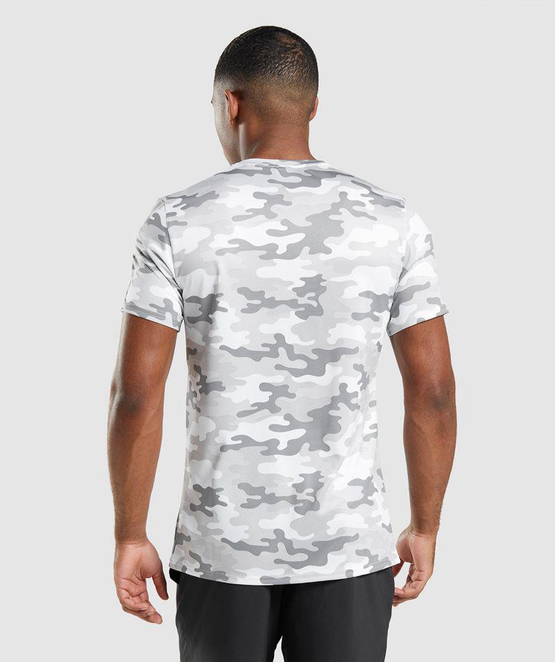 Gymshark Arrival T-Shirts Férfi Világos Szürke  Hungary |  SIAUM-9635